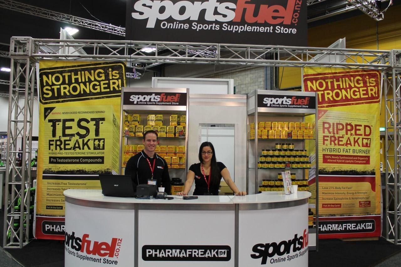Sportsfuel's exhibition stand