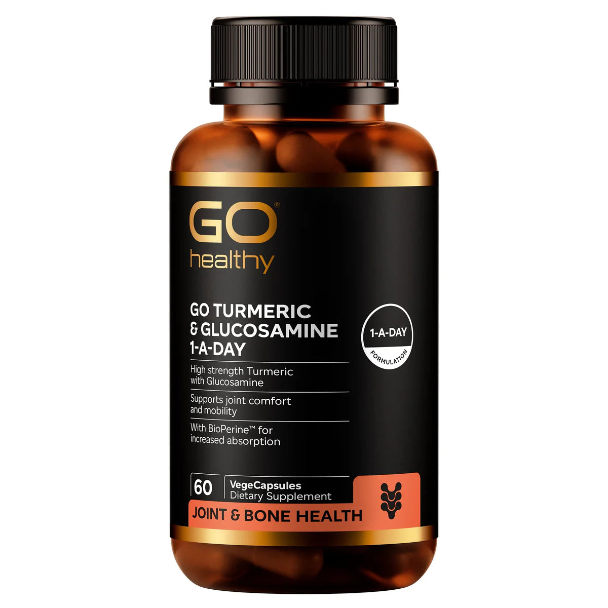 GO Healthy Turmeric & Glucosamine 1-A-Day (60 Capsules)
