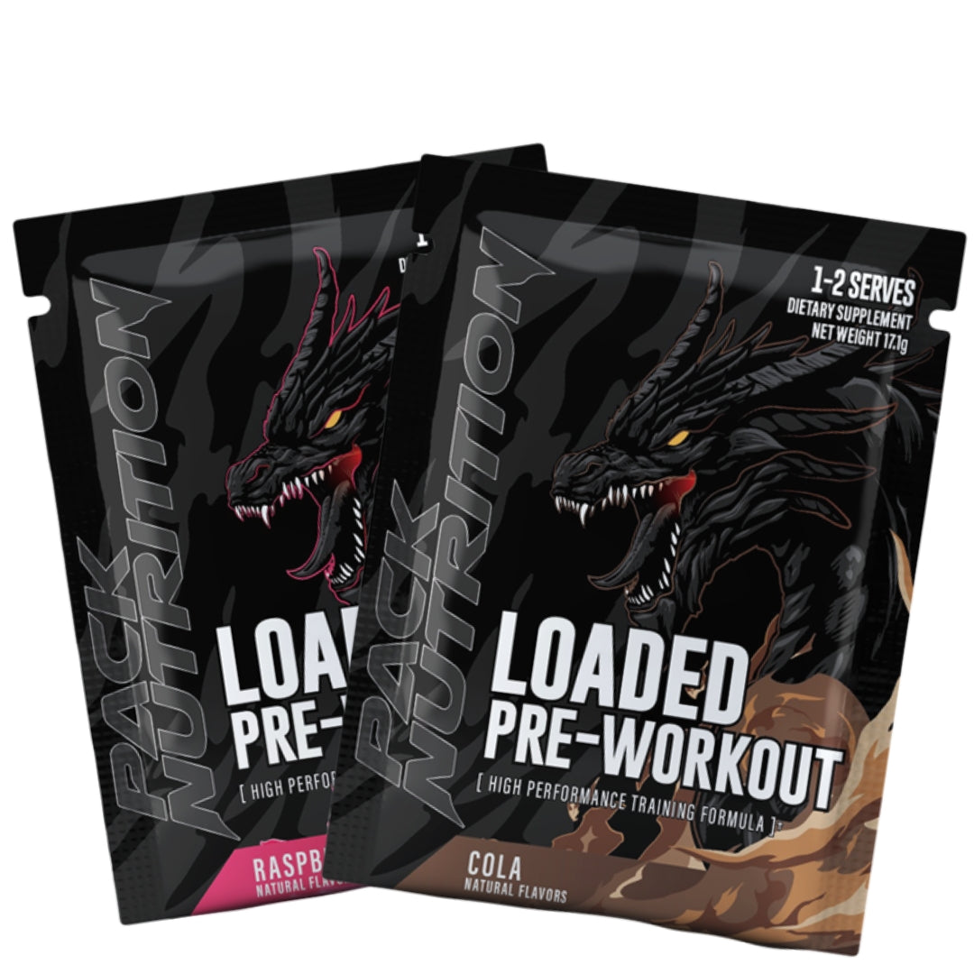2x Pack Nutrition Loaded Pre Workout Samples (Random Flavours) *Gift*