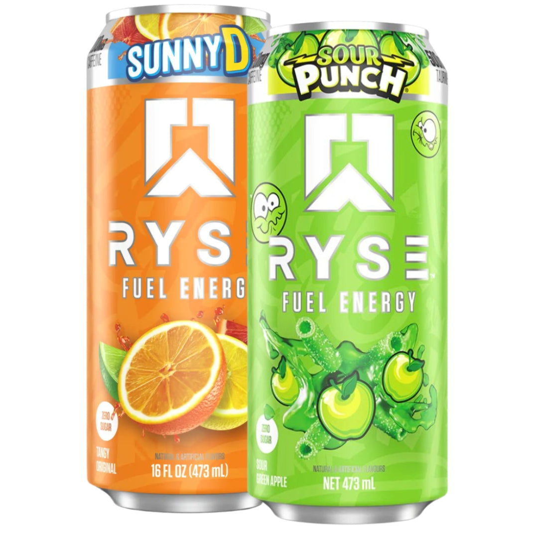 2x Ryse Fuel Energy Drink RTDs (Random Flavour) *Gift*