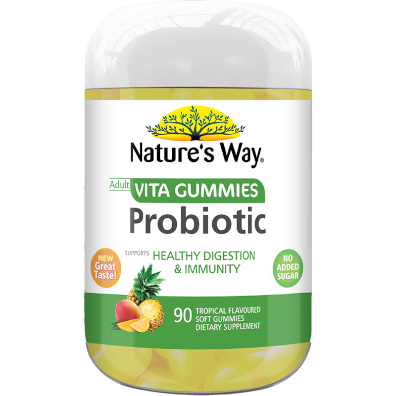 Nature's Way Adult Vita Gummies Probiotic 90s