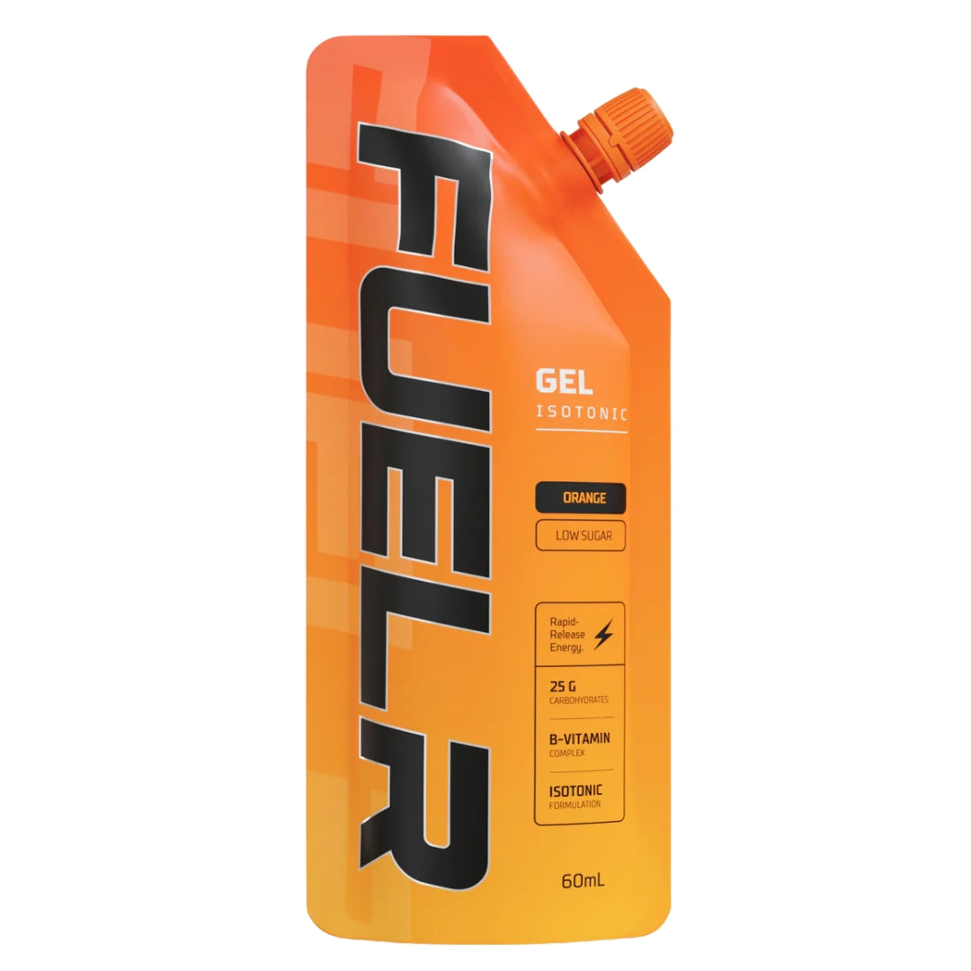 Orange Fuel R gel packaging on a white background