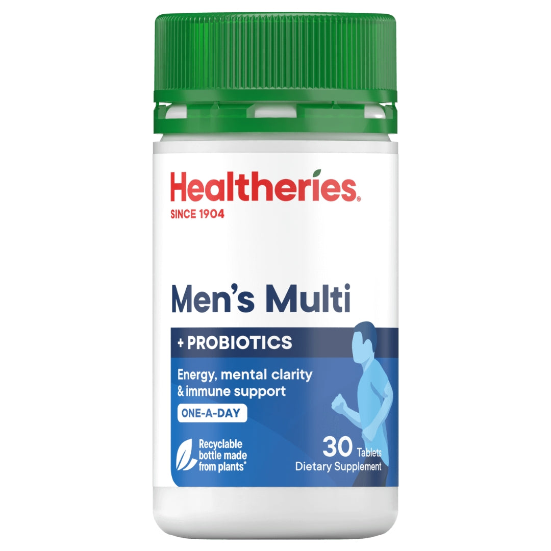 Healtheries Men's Multi with Probiotics Tablets
