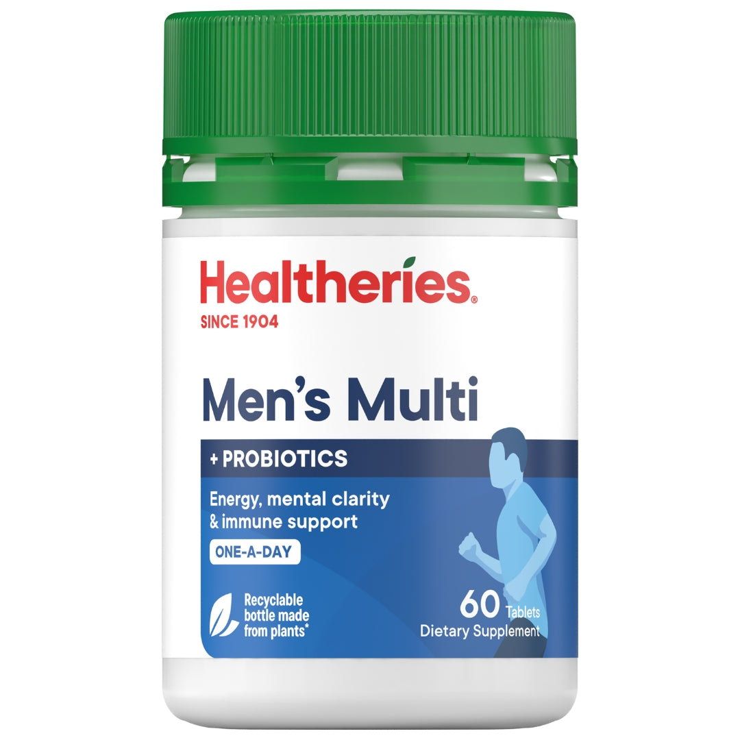 Healtheries Men's Multi with Probiotics Tablets