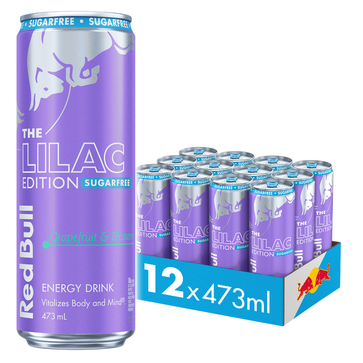 Red Bull Energy Drink Sugar Free Lilac Edition 473ml