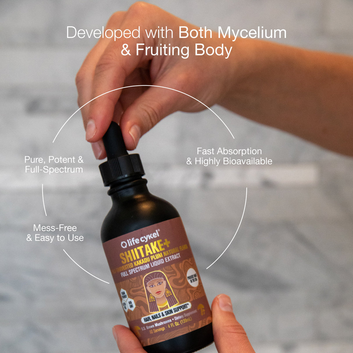Life Cykel Shiitake Mushroom Double Extract 60ml