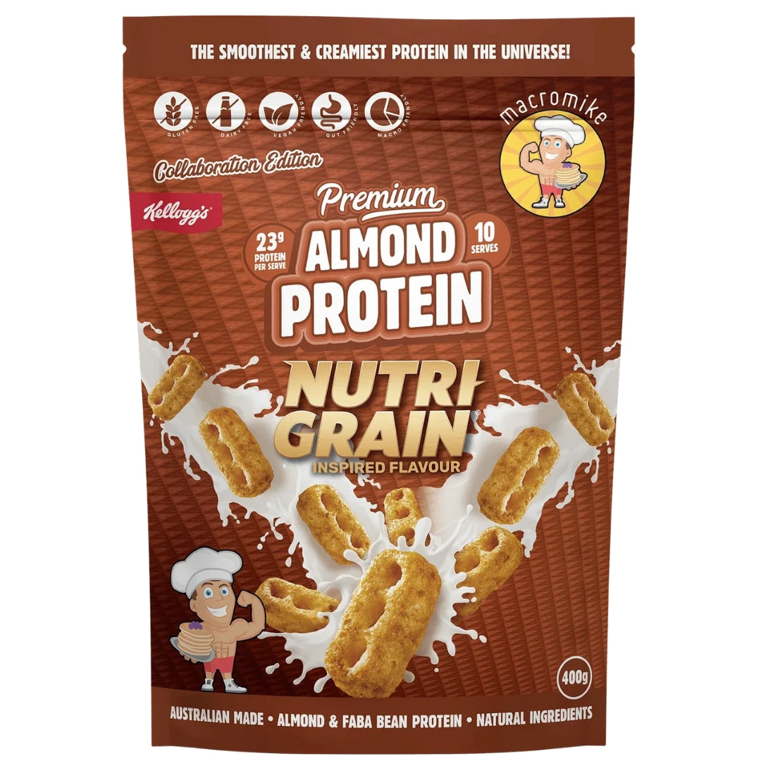 Macro Mike x Kellogg's Premium Almond Plant Protein