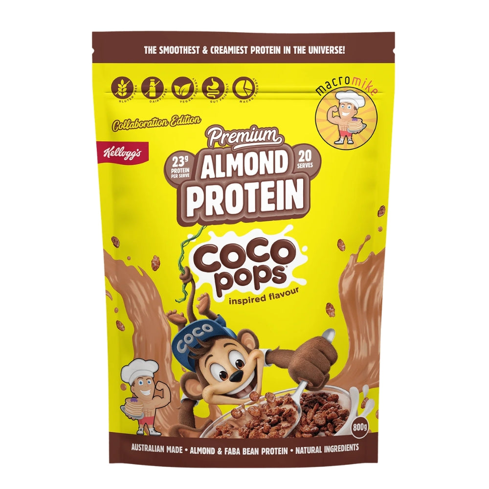 Macro Mike x Kellogg's Premium Almond Plant Protein