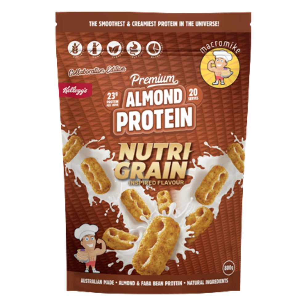 Macro Mike x Kellogg's Premium Almond Plant Protein
