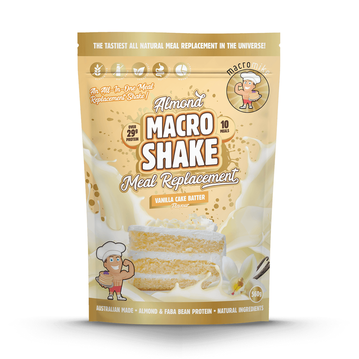Macro Mike Almond Shake Meal Replacement