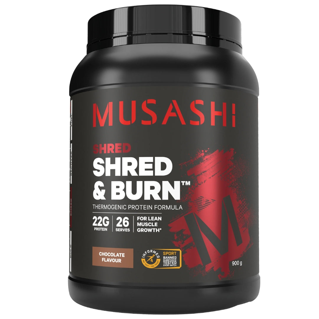 Musashi Shred & Burn Protein Powder