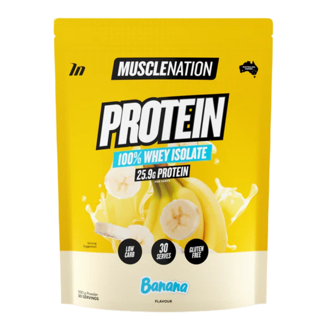 Muscle Nation 100% Whey Isolate Protein Powder