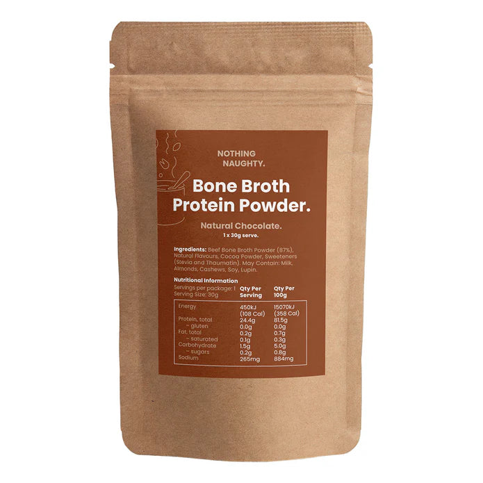Nothing Naughty Bone Broth Protein Powder