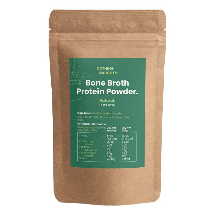 Nothing Naughty Bone Broth Protein Powder