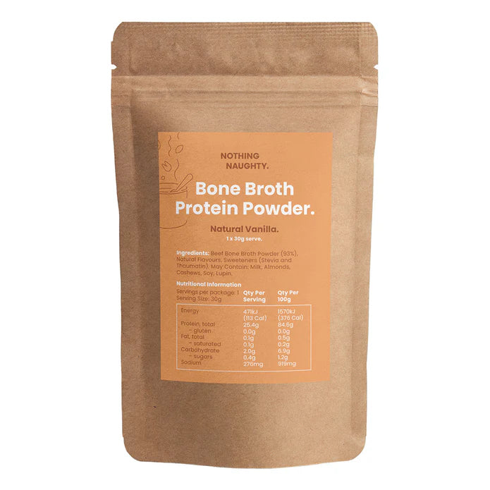 Nothing Naughty Bone Broth Protein Powder
