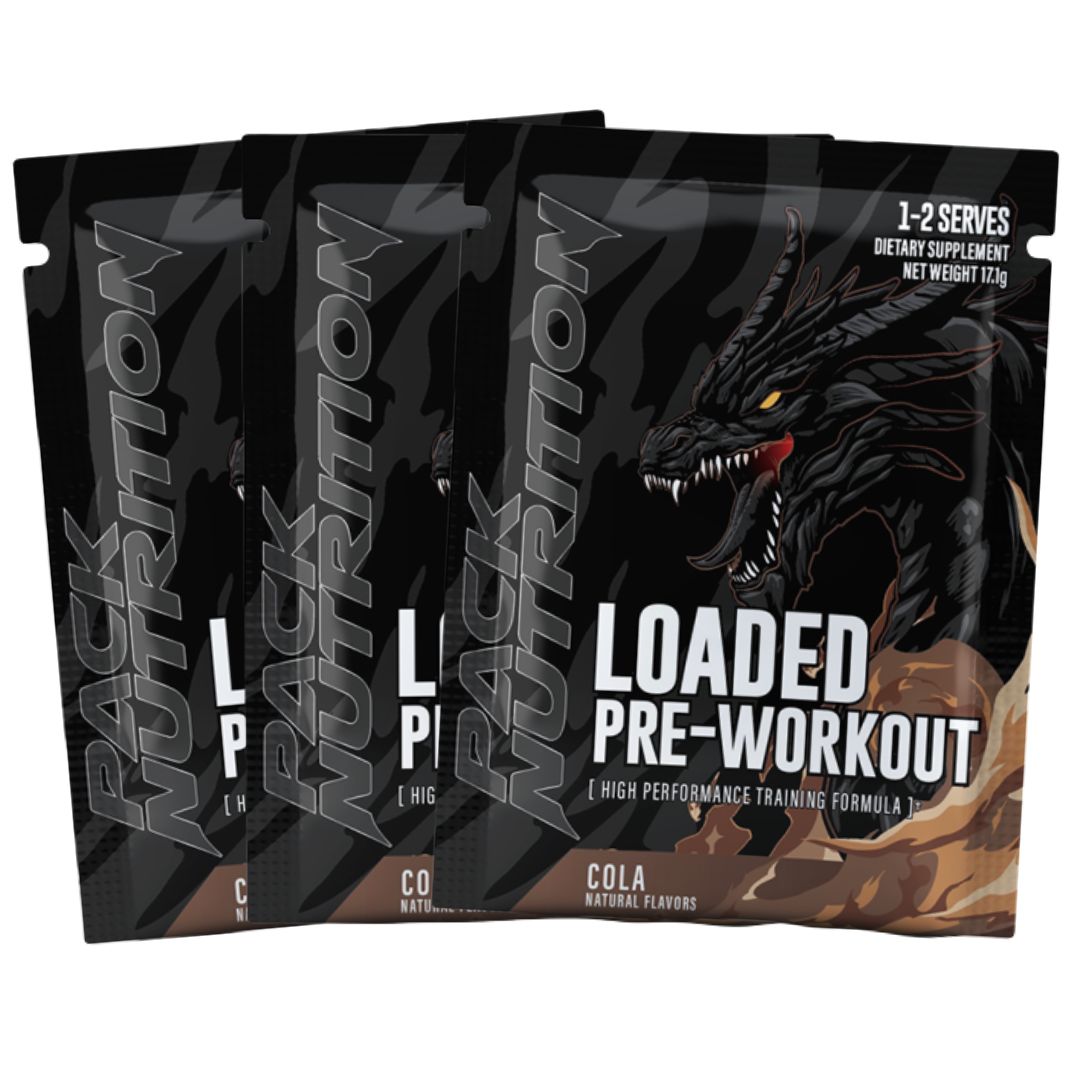3x Pack Nutrition Loaded Pre Workout Samples *Gift*
