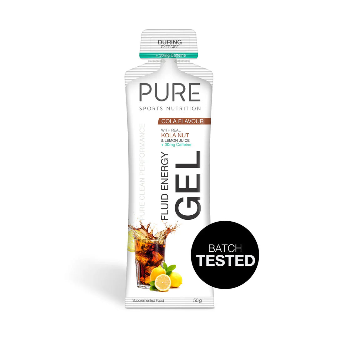 PURE Fluid Energy Gels Box of 18 - WADA Tested