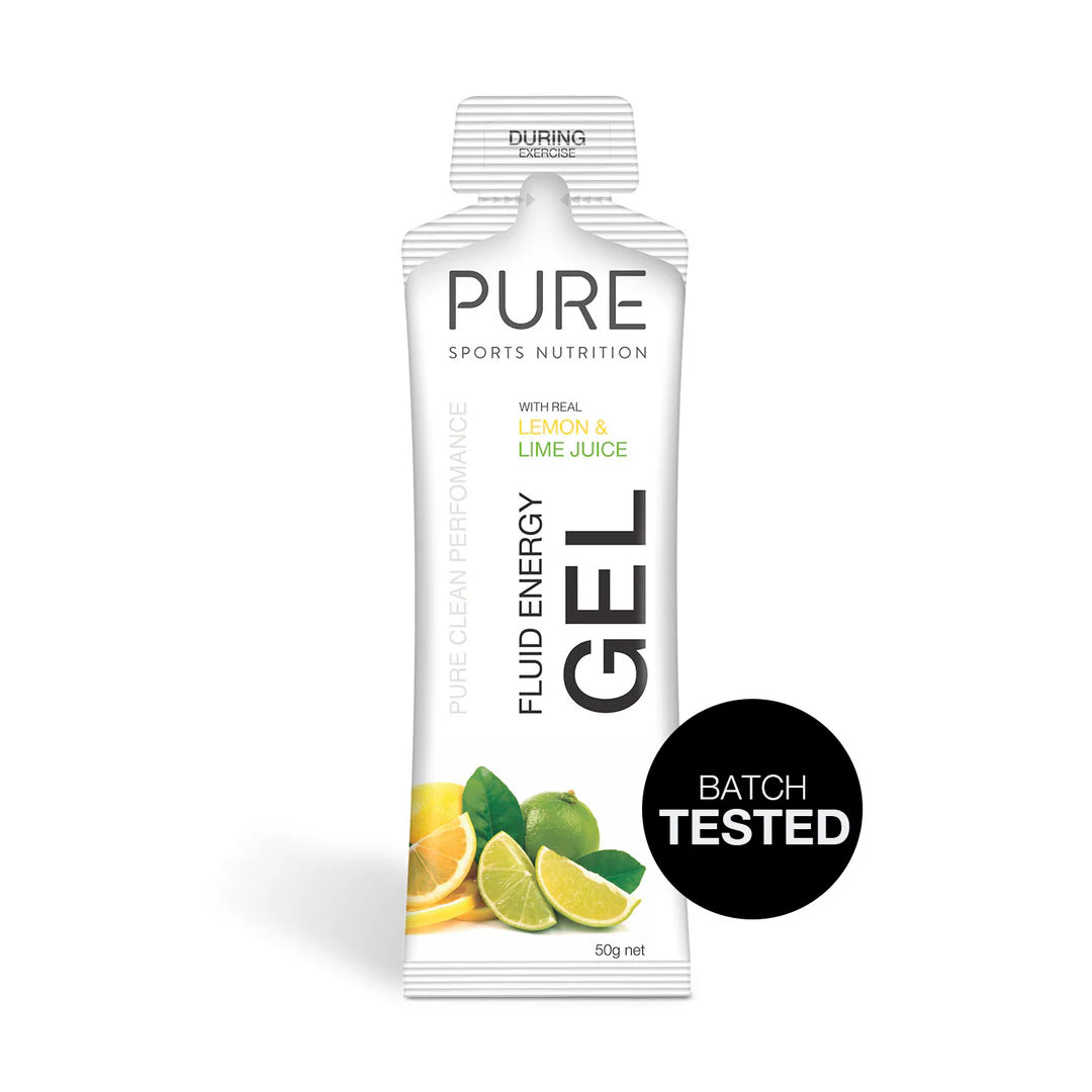 PURE Fluid Energy Gels Box of 18 - WADA Tested