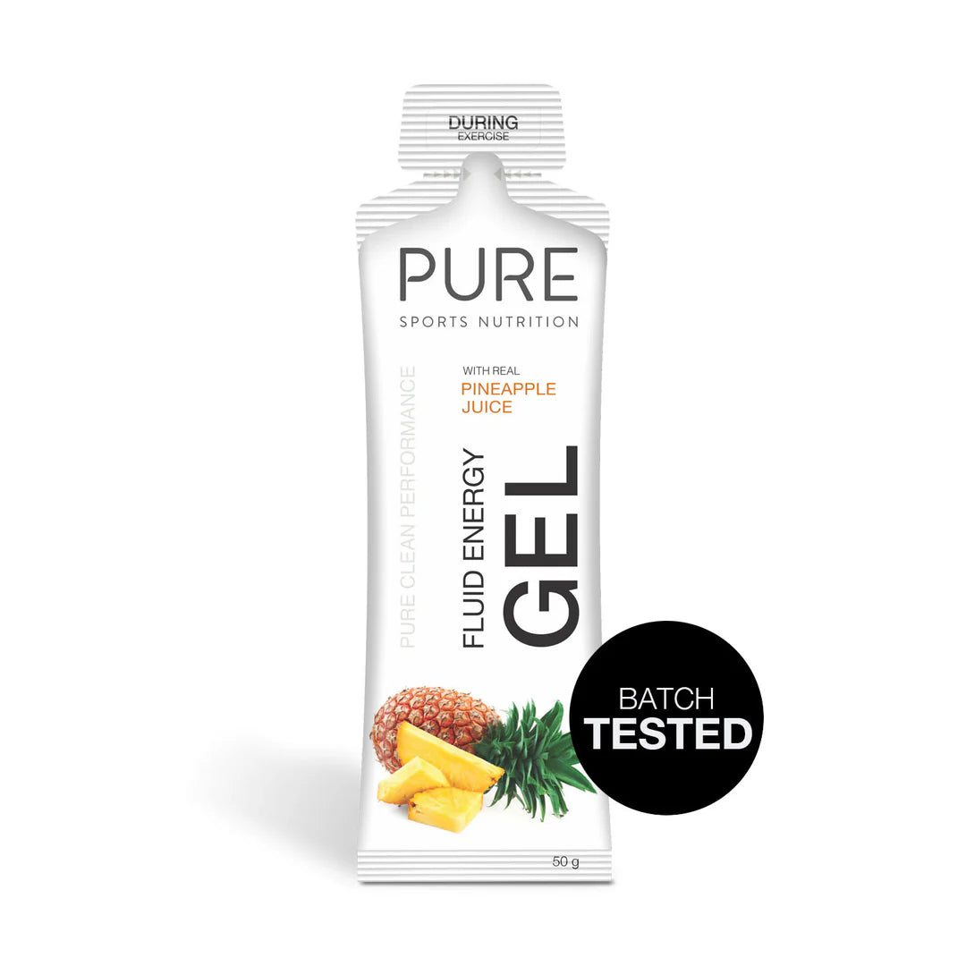 PURE Fluid Energy Gels Box of 18 - WADA Tested