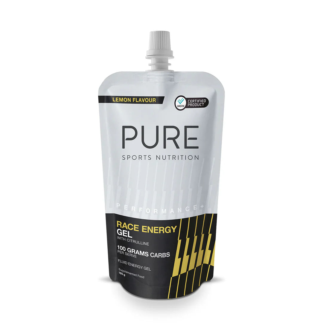PURE Performance + Race Energy Gel 100g Carb Pouch