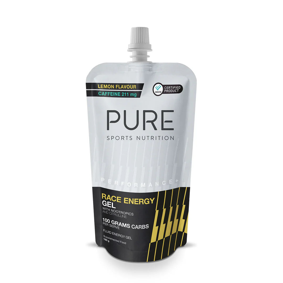PURE Performance + Race Energy Gel 100g Carb Pouch