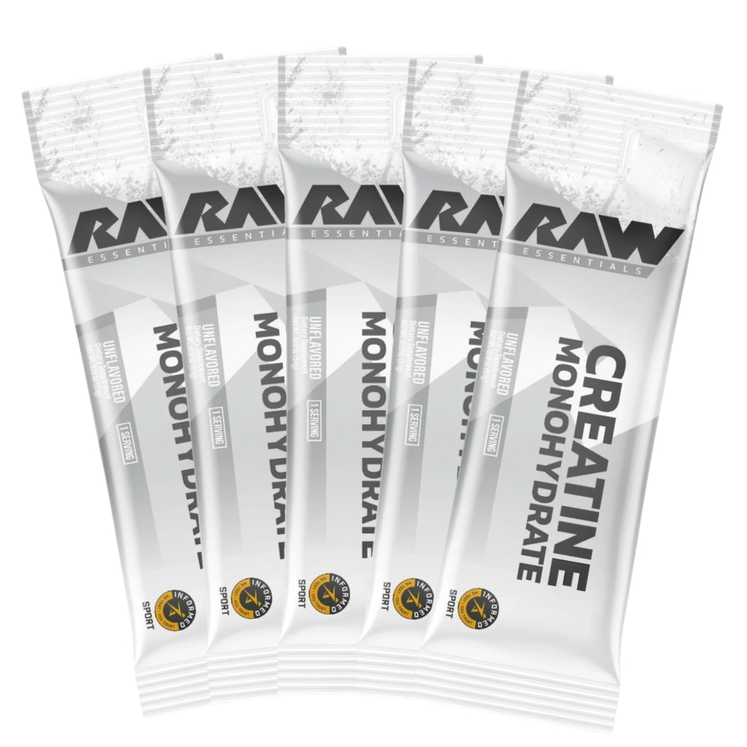 5x Get Raw Creatine Monohydrate Single Serve Sachets *Gift*