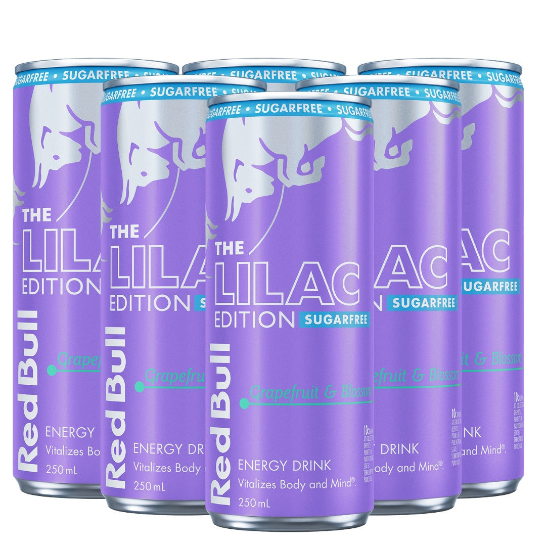 Red Bull Energy Drink Sugar Free Lilac Edition 250ml