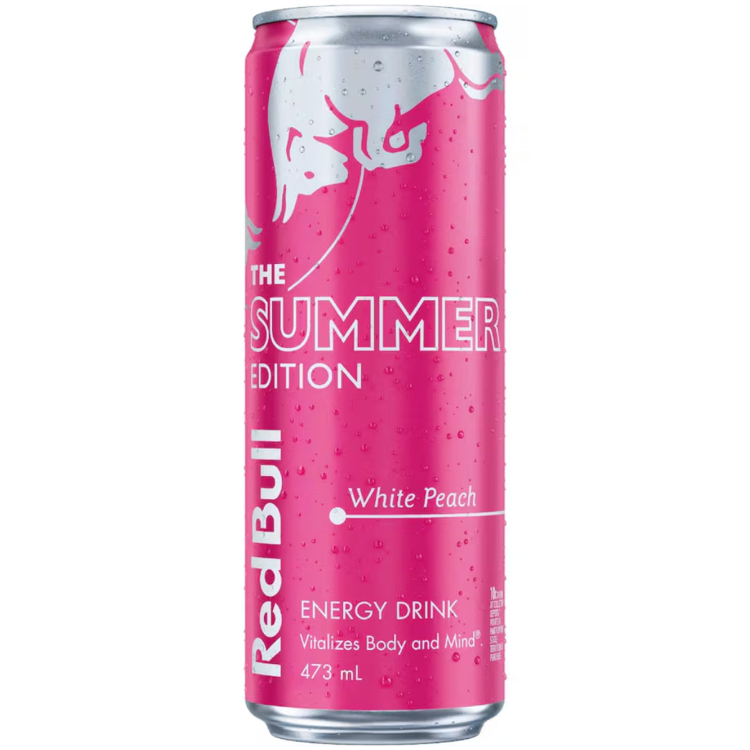 Red Bull Energy Drink Summer Edition White Peach 473ml