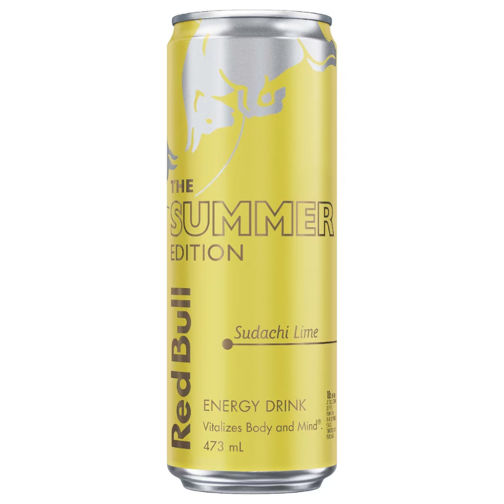 Red Bull Energy Drink Summer Edition Sudachi Lime 473ml