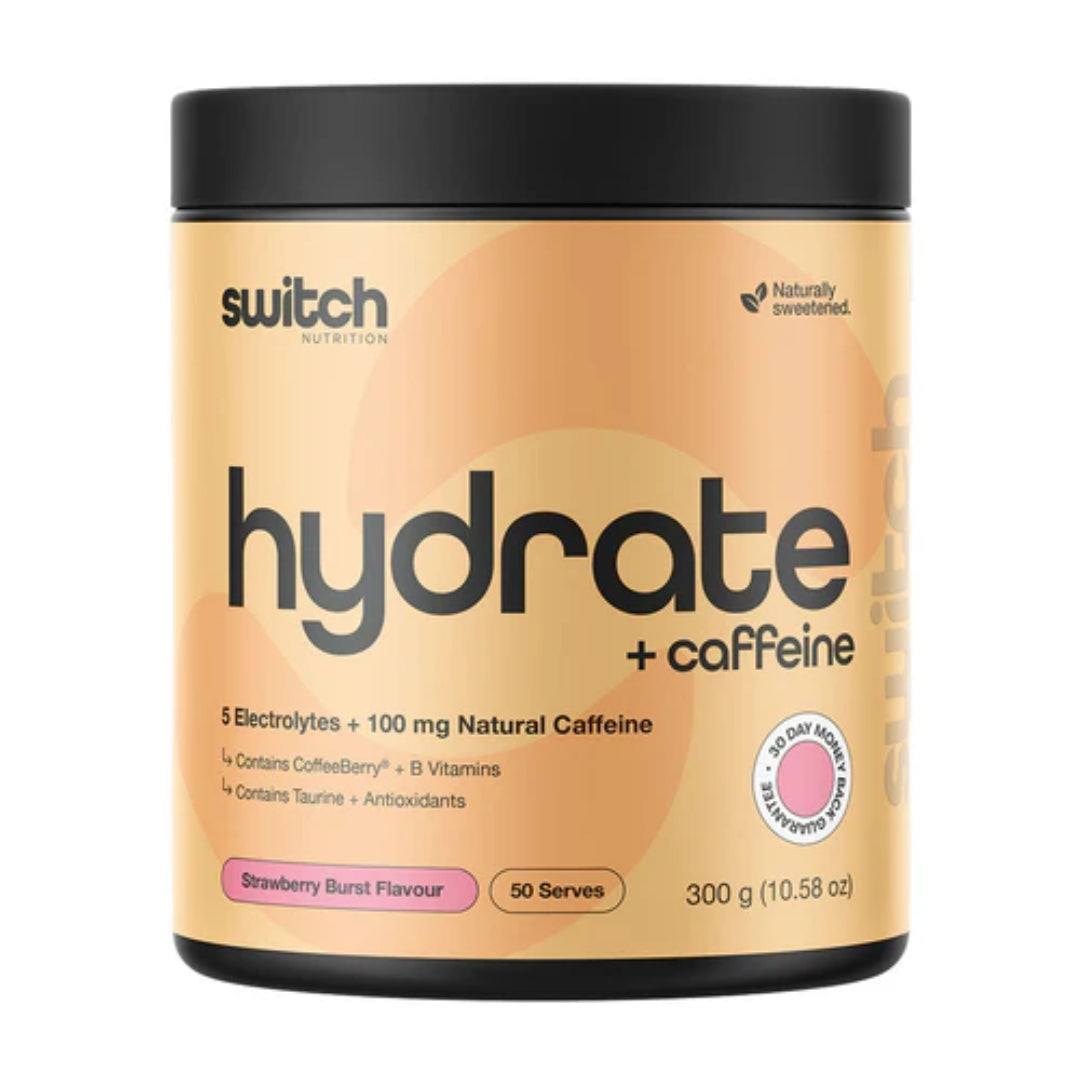 Switch Nutrition Hydrate + Caffeine Sugar Free Powder