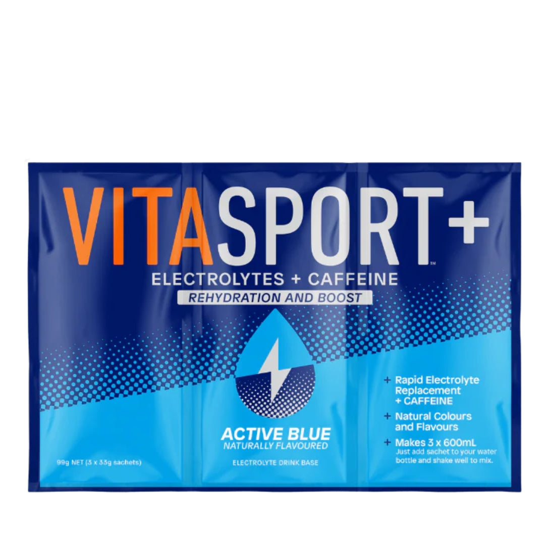 Vitasport+ Electrolytes + Caffeine Rehydration Sachets