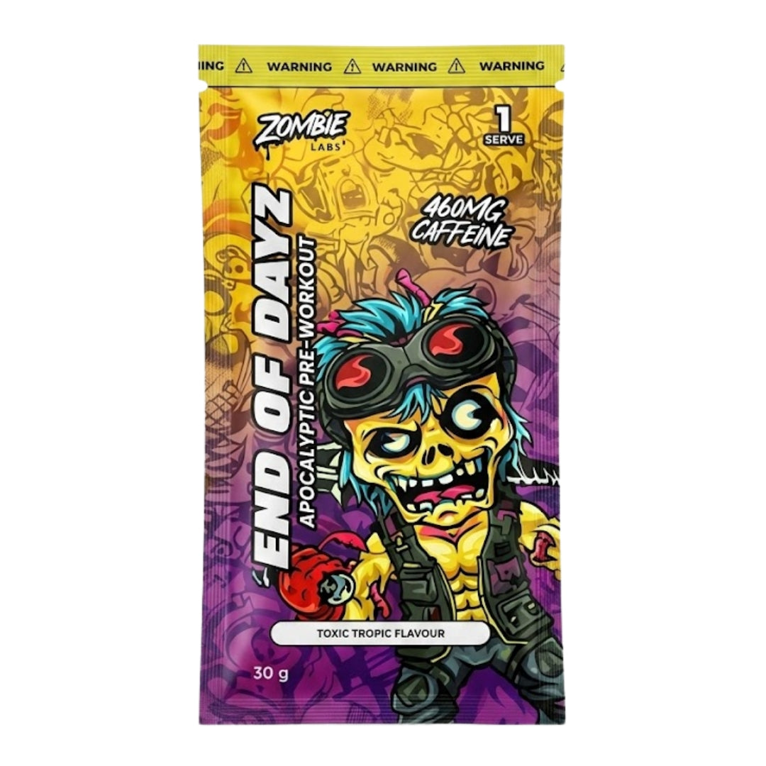 1x Zombie Labs End of Dayz Pre Workout Sample Sachet (Random Flavour) *Free Sample*