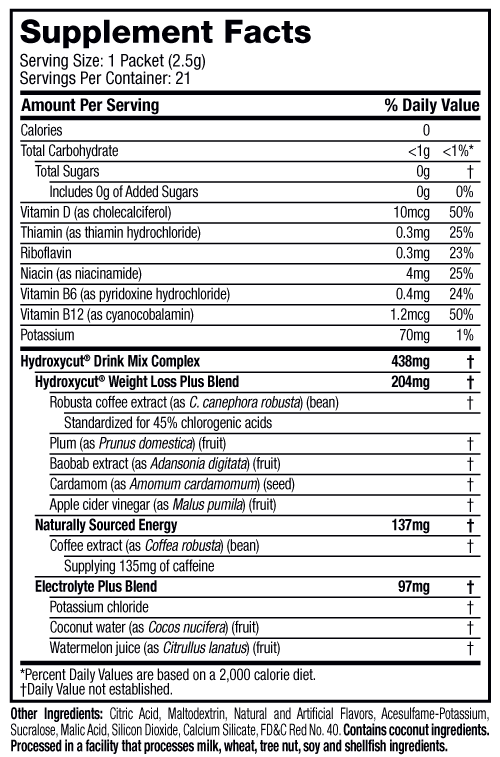 Hydroxycut Drink Mix