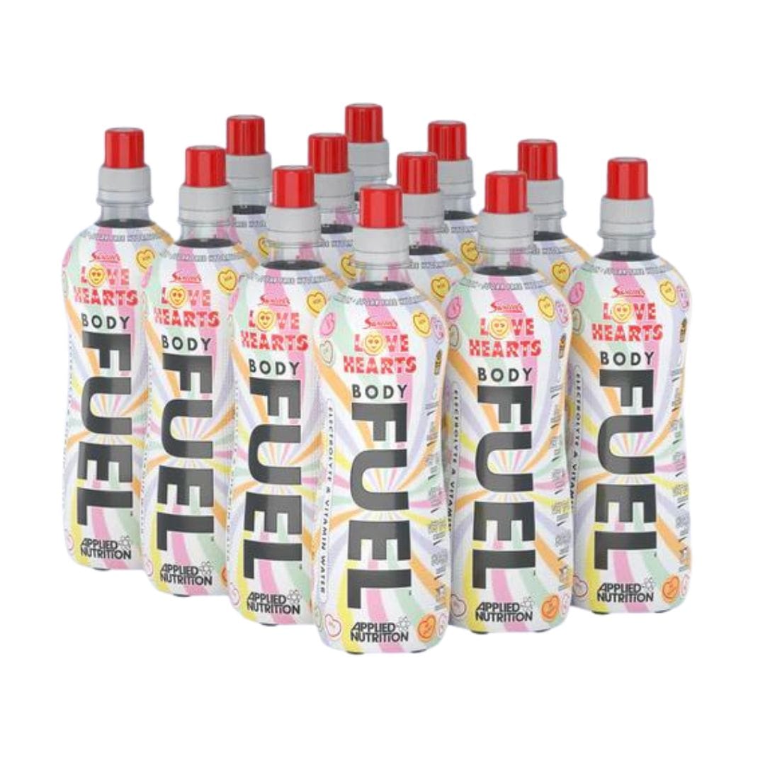 Applied Nutrition Body Fuel Electrolyte Water 500ml Swizzels Love Hearts / 12 Pack