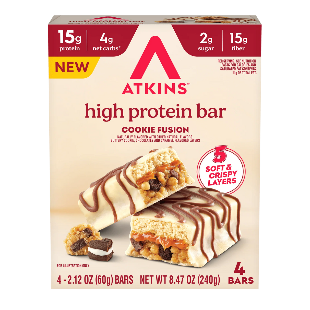 Atkins Layered High Protein Bar