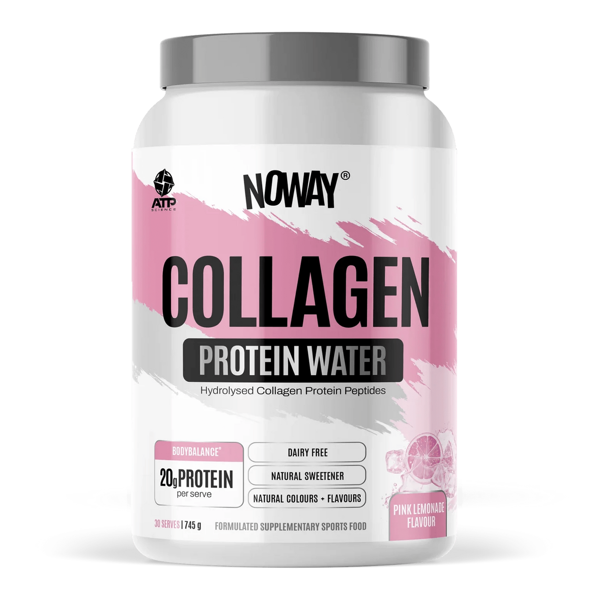 ATP NoWay Collagen Protein Water Pink Lemonade / 30 Serve