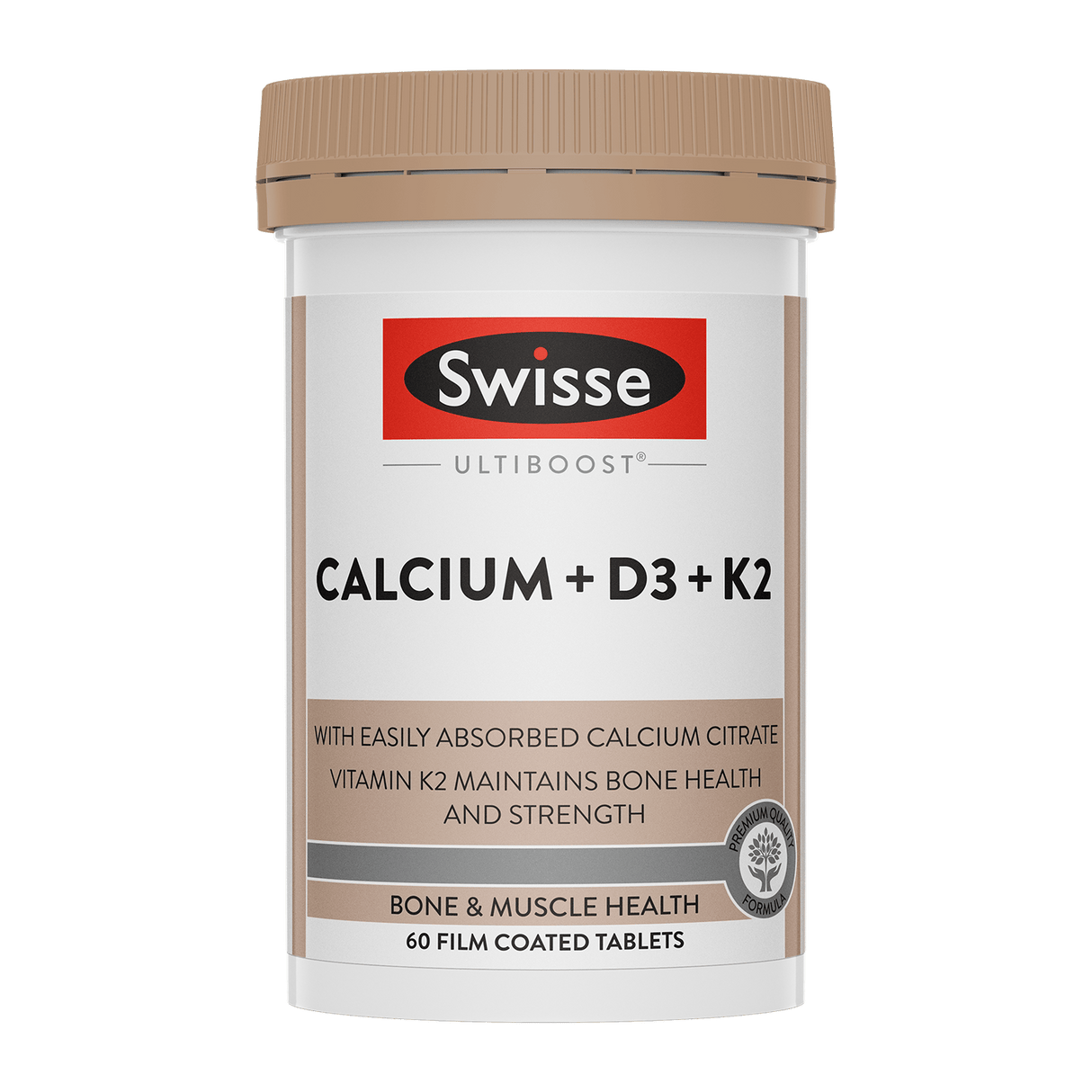 Ultiboost Calcium + D3 + K2 Caps