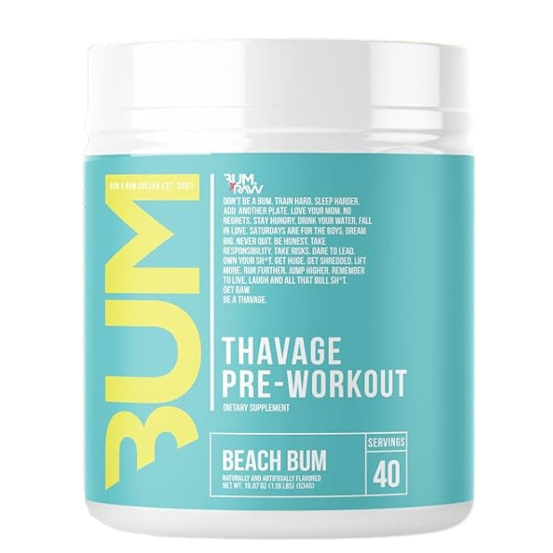 Get Raw Cbum Thavage Pre-Workout