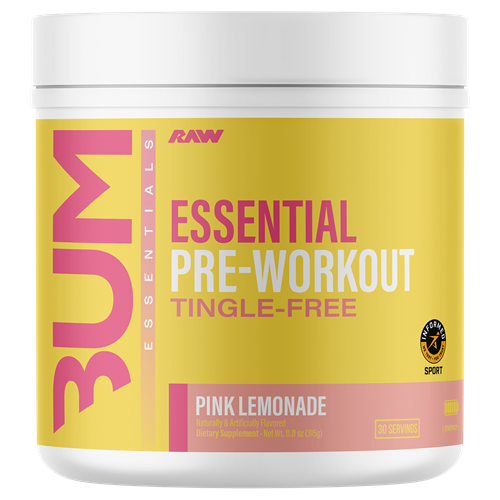 Get Raw Cbum Essential Tingle Free Pre-Workout