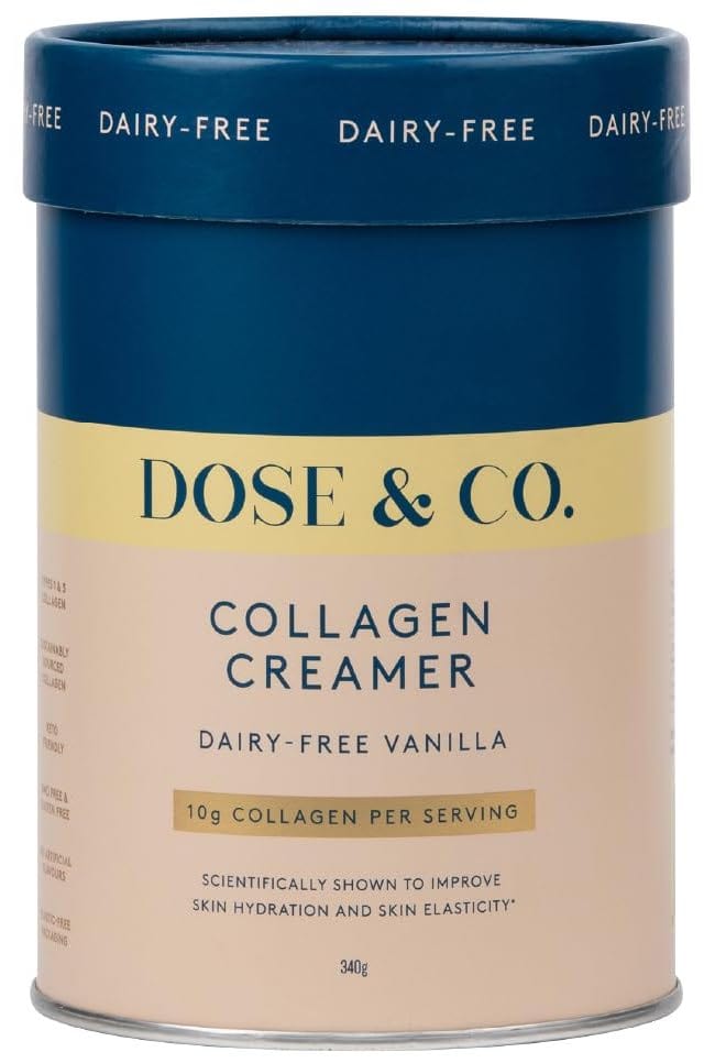 Dose & Co Dairy Free Collagen Creamer 340g Vanilla / 340g
