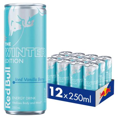 Red Bull Energy Drink Iced Vanilla Berry Winter Edition 250ml