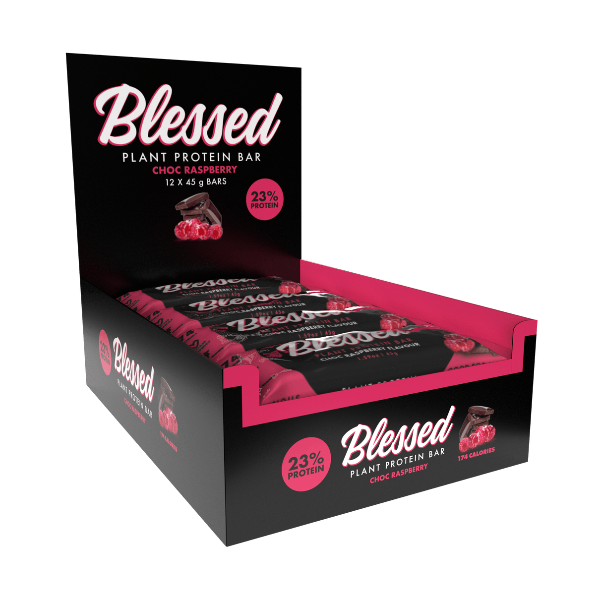 EHP Blessed Plant Protein Bar Choc Raspberry