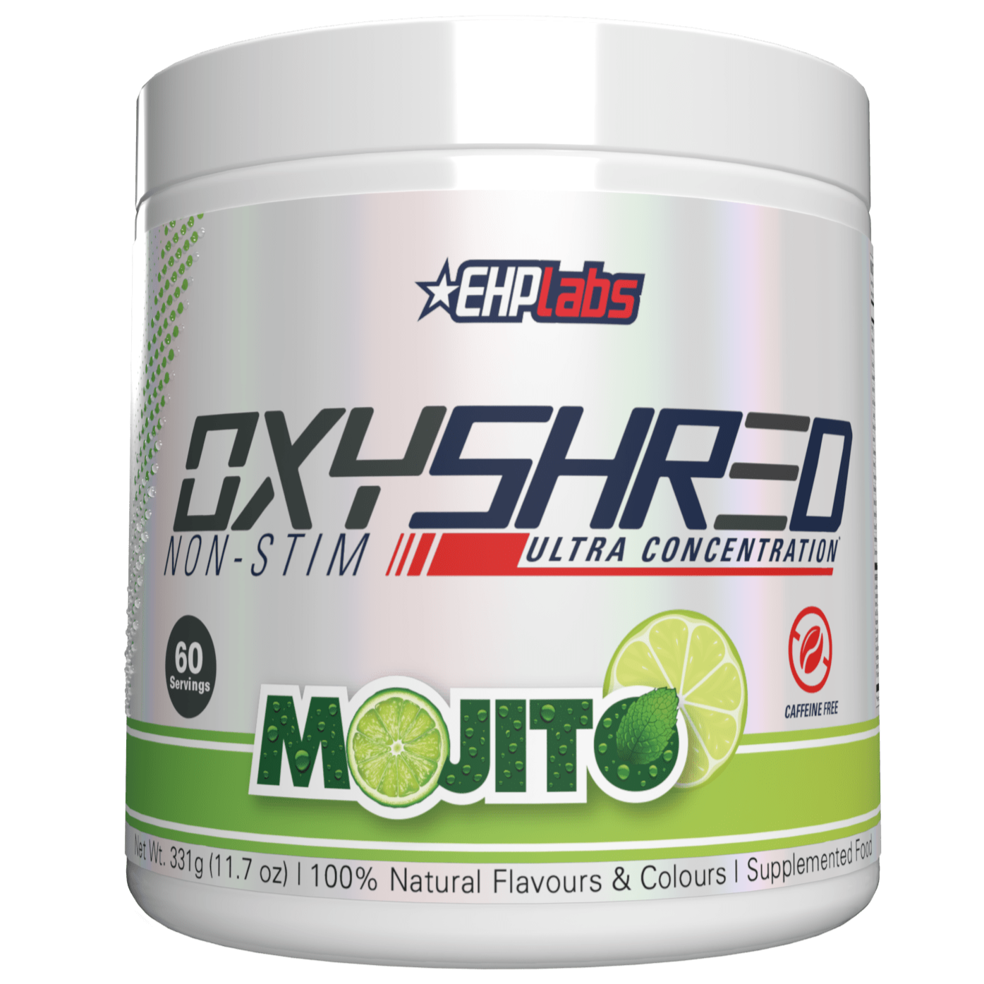 EHP Labs OxyShred Non-Stim Ultra Concentration Fat Burner