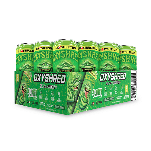 EHP Labs OxyShred Ultra Energy RTD Cans Ghostbusters Slimer Box / 12 Pack