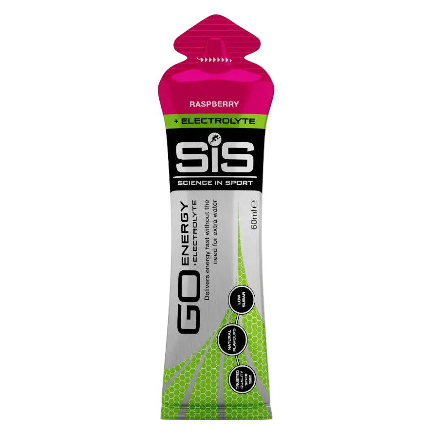 SiS GO Energy Gel packaging on a white background