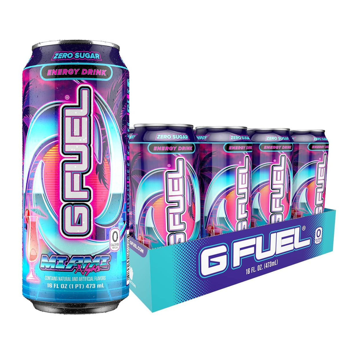 G FUEL Energy RTD Miami Nights - Strawberry Coconut & Pineapple / 12 Pack