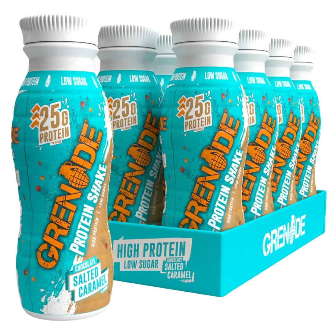 Grenade High Protein & Low Sugar Shakes 8 Box / Chocolate Salted Caramel