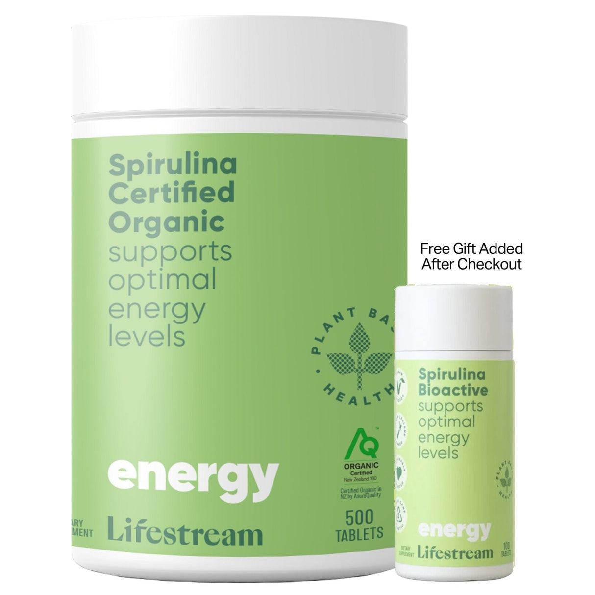 Lifestream Spirulina Certified Organic - 500 Tablets