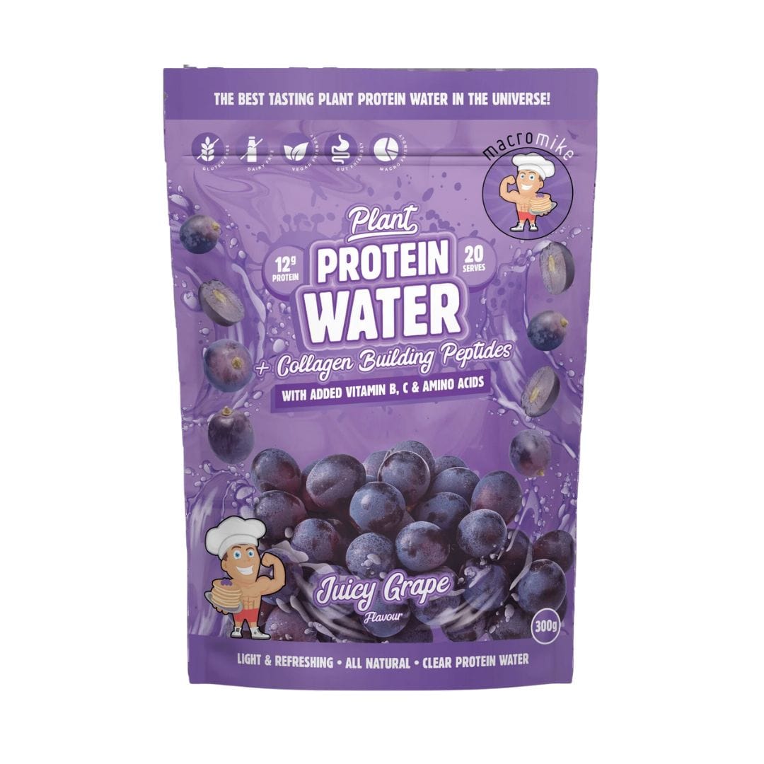 Macro Mike Plant Protein Water Grape