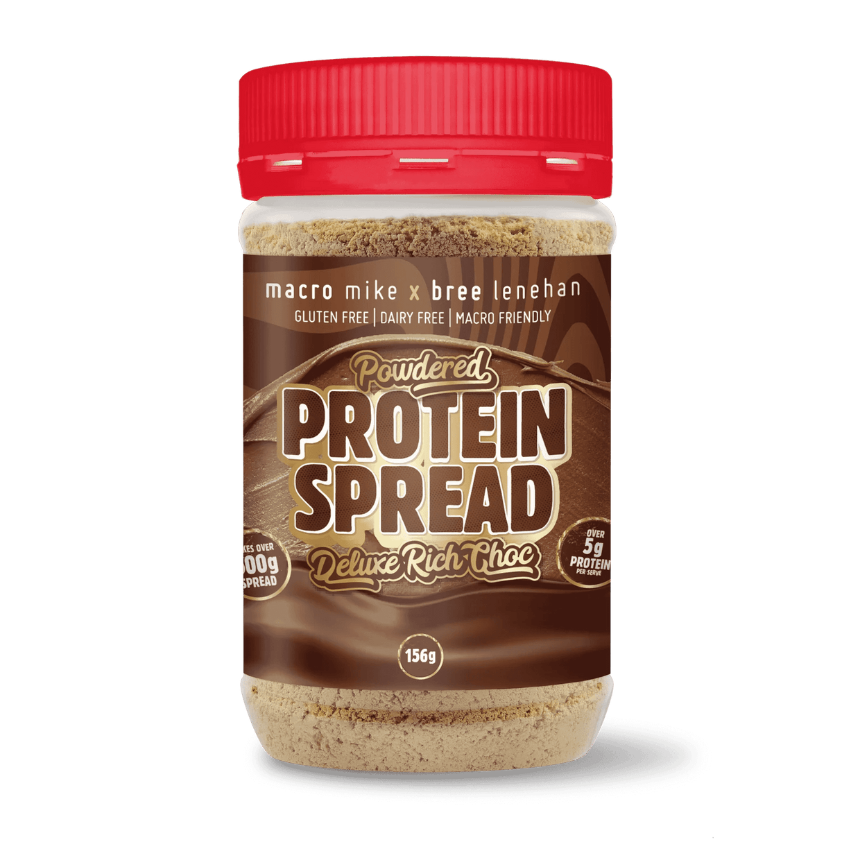 Macro Mike Powdered Almond Butter Protein Spread Rich Chocolate